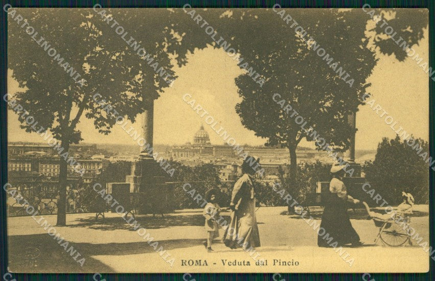 Roma Città Pincio cartolina QT1959 – fronte