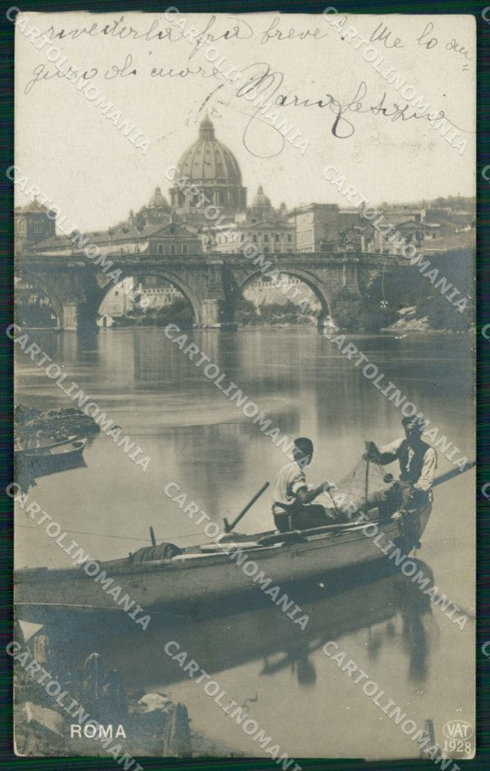 Roma Città Barca Alterocca 1928 Foto cartolina QT1997 – fronte