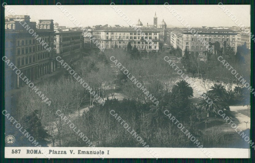 Roma Città Piazza Vittorio Emanuele I NPG Foto cartolina QT2005 – fronte
