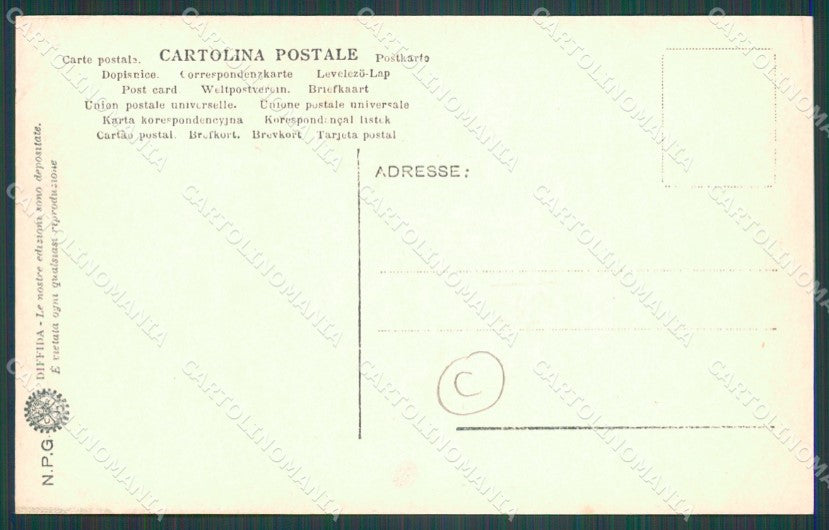 Roma Città Piazza Vittorio Emanuele I NPG Foto cartolina QT2005 – retro