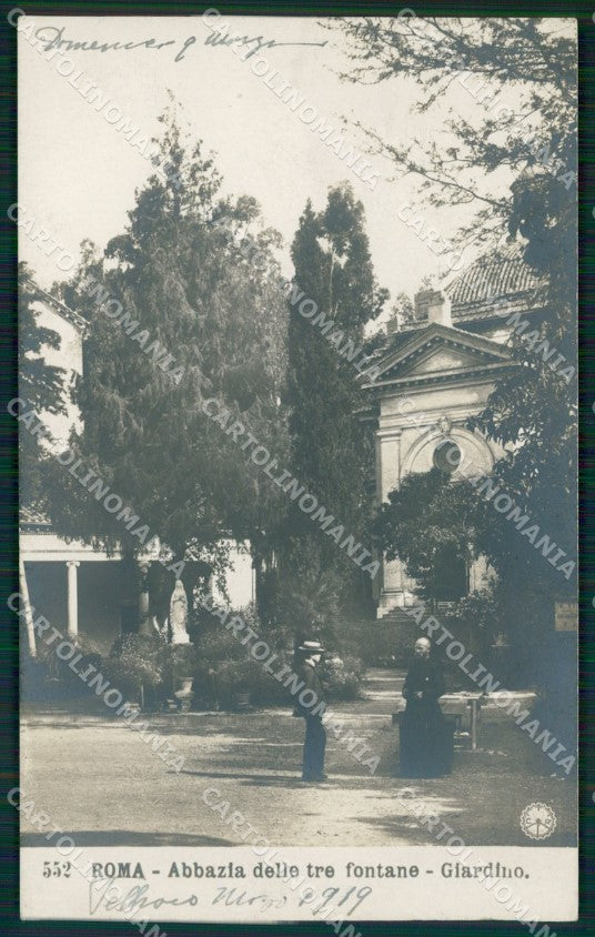 Roma Città Abbazia Tre Fontane NPG Foto cartolina QT2007 – fronte