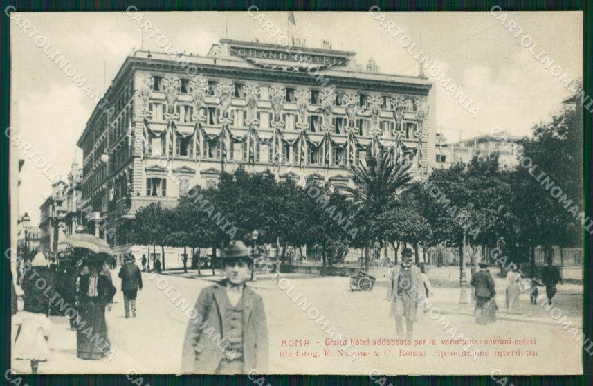 Roma Città Grand Hotel cartolina QT2021 – fronte
