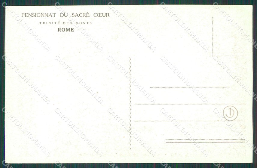 Roma Città Pensionato Sacro Cuore cartolina QT2027 – retro