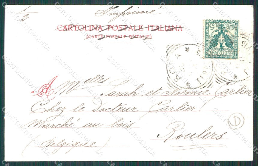 Roma Città Pincio cartolina QT2035 – retro