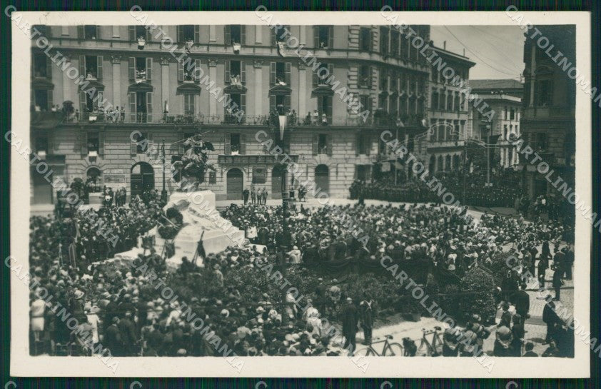 Roma Città Inaugurazione Monumento ai Caduti Foto cartolina QT2050 – fronte