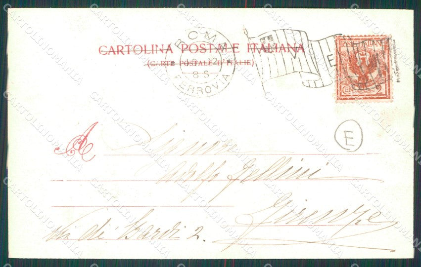 Roma Città Villa Borghese Carrozza cartolina QT2080 – retro