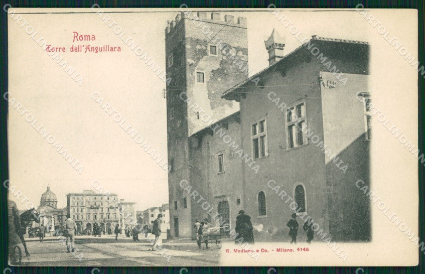 Roma Città Torre dell'Anguillara cartolina QT2083 – fronte