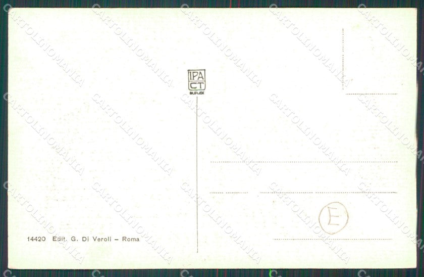 Roma Città Traforo del Quirinale Tram cartolina QT2086 – retro
