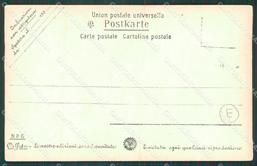 Roma Città Trinità dei Monti Carrozza NPG Foto cartolina QT2095 – retro