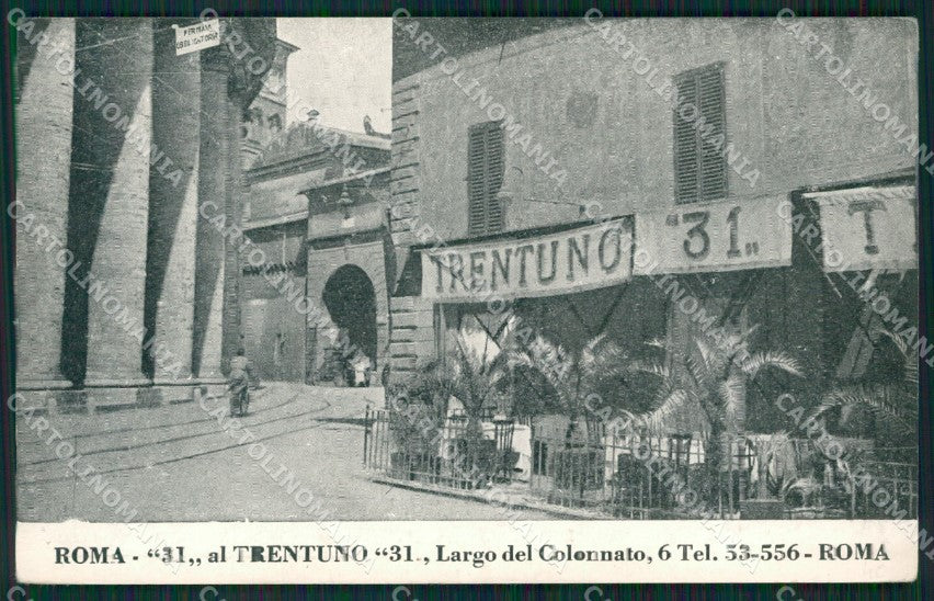 Roma Città Largo del Colonnato cartolina QT2108 – fronte