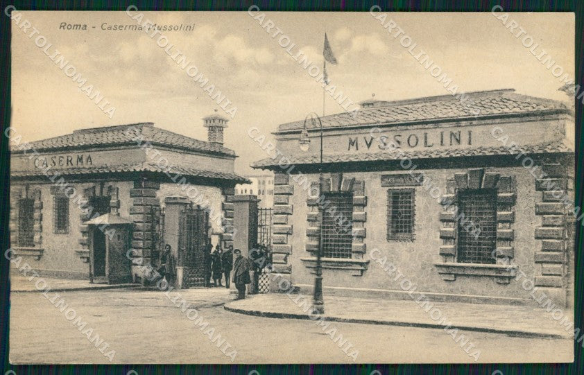 Roma Città Caserma Mussolini cartolina QT2113 – fronte