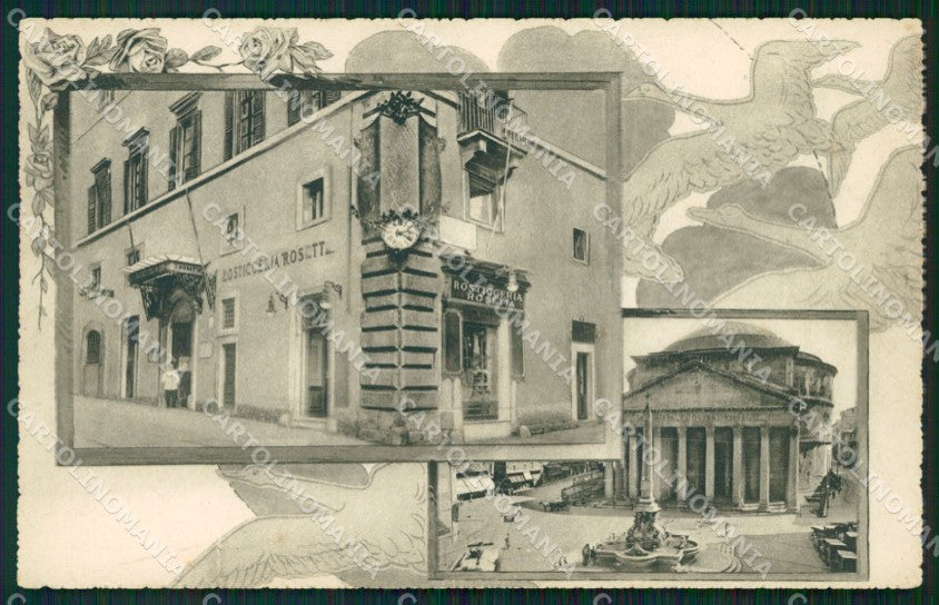 Roma Città Piazza Pantheon cartolina QT2120 – fronte