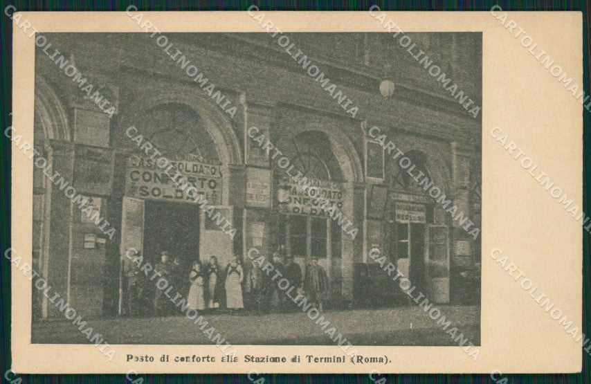 Roma Città Stazione Termini Posto di Conforto cartolina QT2138 – fronte