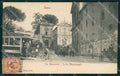 Roma Città Via Nazionale Tram Carrozze cartolina QT2139 – fronte