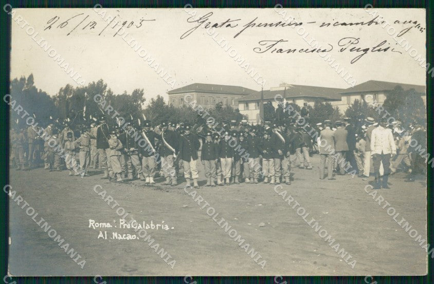 Roma Città Pro Calabria Militari Foto cartolina QT2152 – fronte