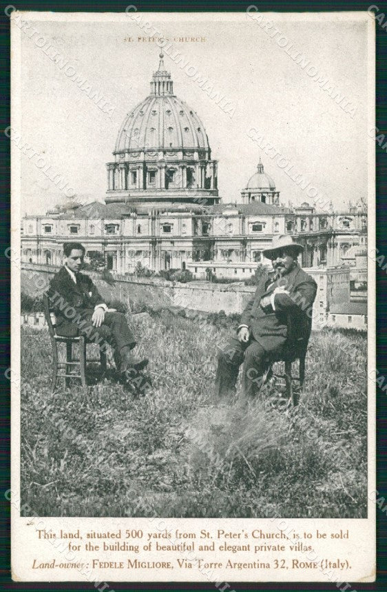 Roma Città San Pietro cartolina QT2159 – fronte