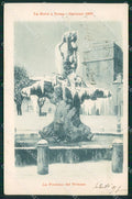 Roma Città Fontana del Tritone Nevicata cartolina QT2183 – fronte