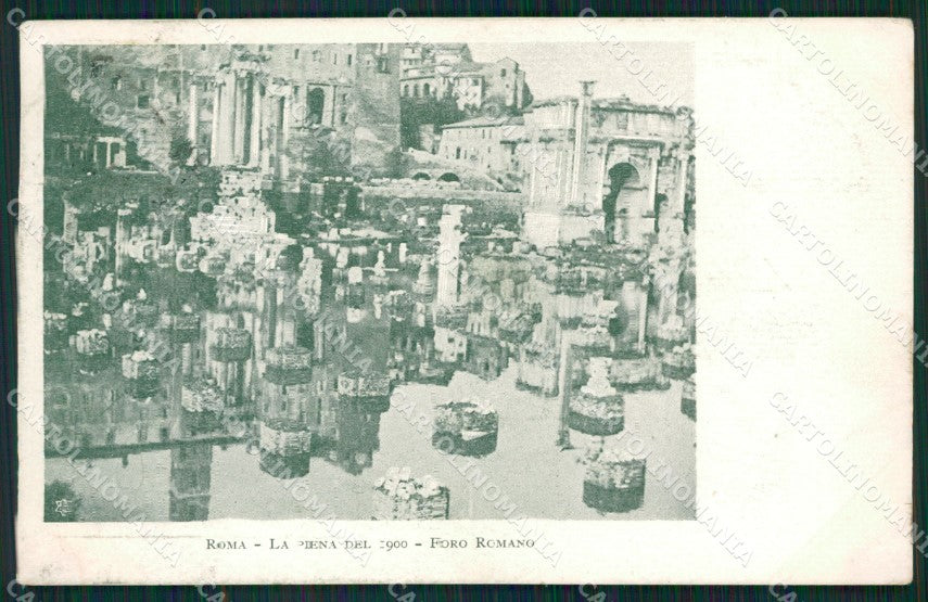 Roma Città Foro Romano Alluvione cartolina QT2191 – fronte