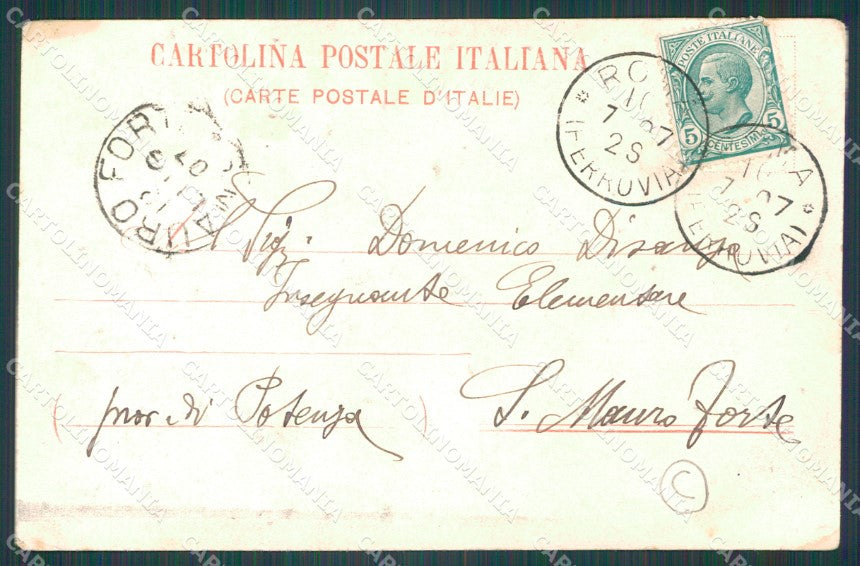 Roma Città Saluti da cartolina QT2210 – retro