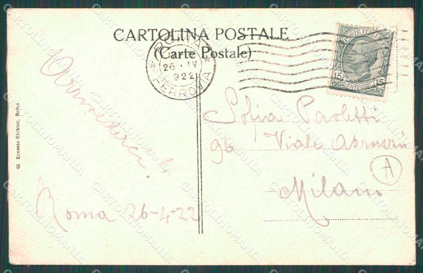 Roma Città Campagna Romana PIEGHINA cartolina QT2248 – retro