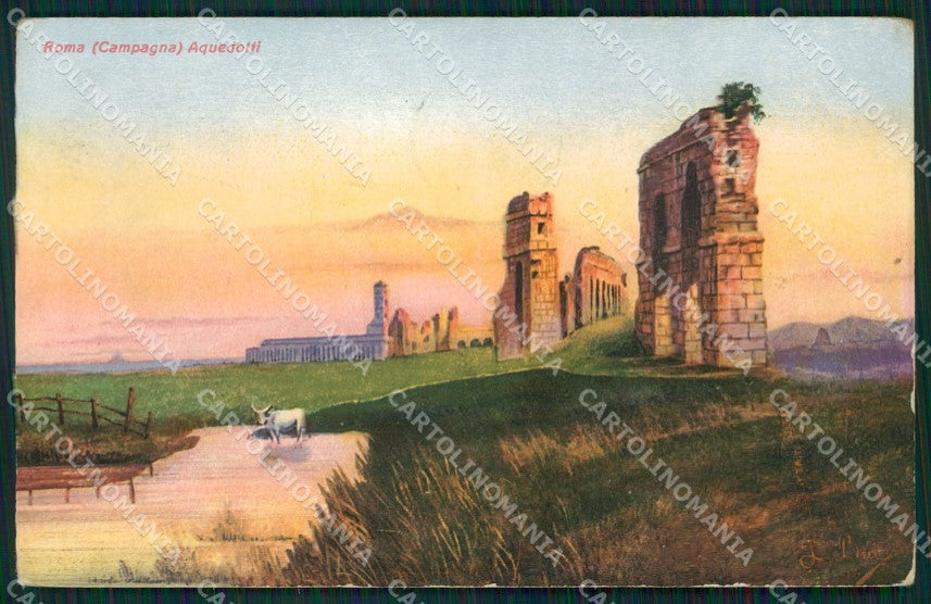 Roma Città Acquedotti cartolina QT2249 – fronte