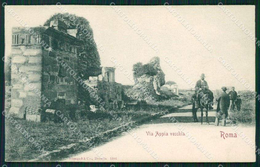 Roma Città Via Appia Vecchia cartolina QT2275 – fronte