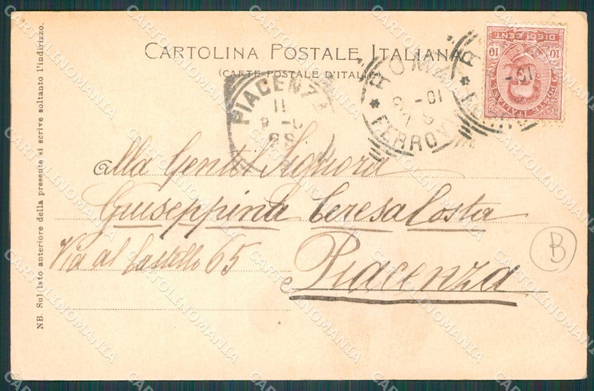 Roma Città Costumi cartolina QT2277 – retro