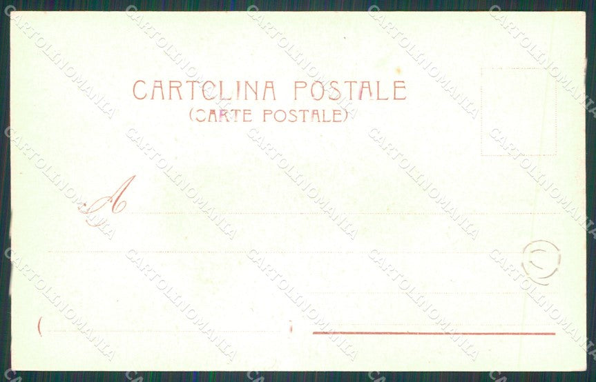 Roma Città Scalinata Trinità dei Monti Costumi cartolina QT2301 – retro
