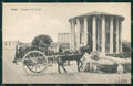 Roma Città Tempio di Vesta Carro da Vino cartolina QT2320 – fronte