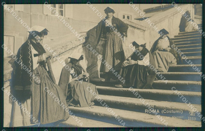 Roma Città Costumi Alterocca 1553 Foto cartolina QT2323 – fronte