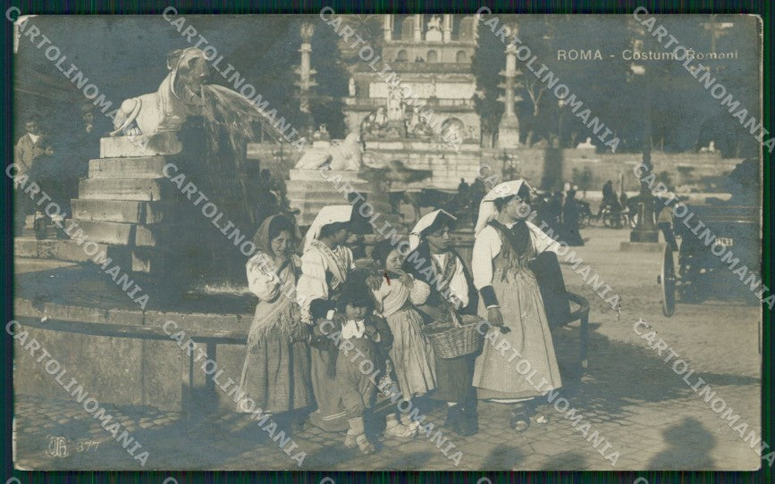 Roma Città Costumi Alterocca 377 Foto cartolina QT2324 – fronte