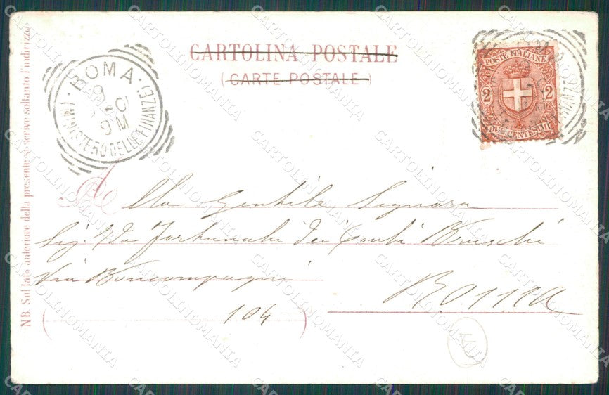 Sassari La Maddalena Caprera Garibaldi cartolina QT2347 – retro