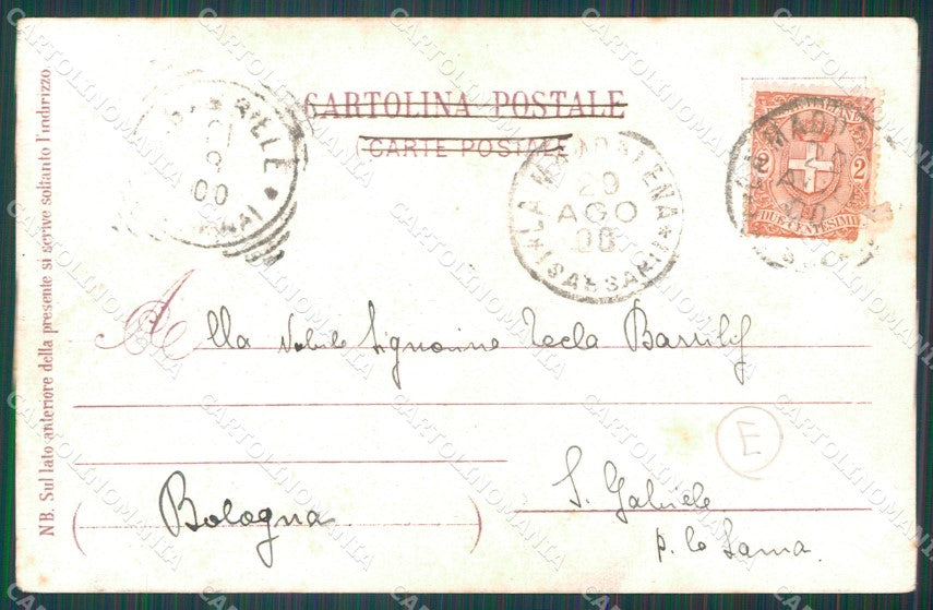Sassari La Maddalena Caprera Tomba Garibaldi cartolina QT2349 – retro