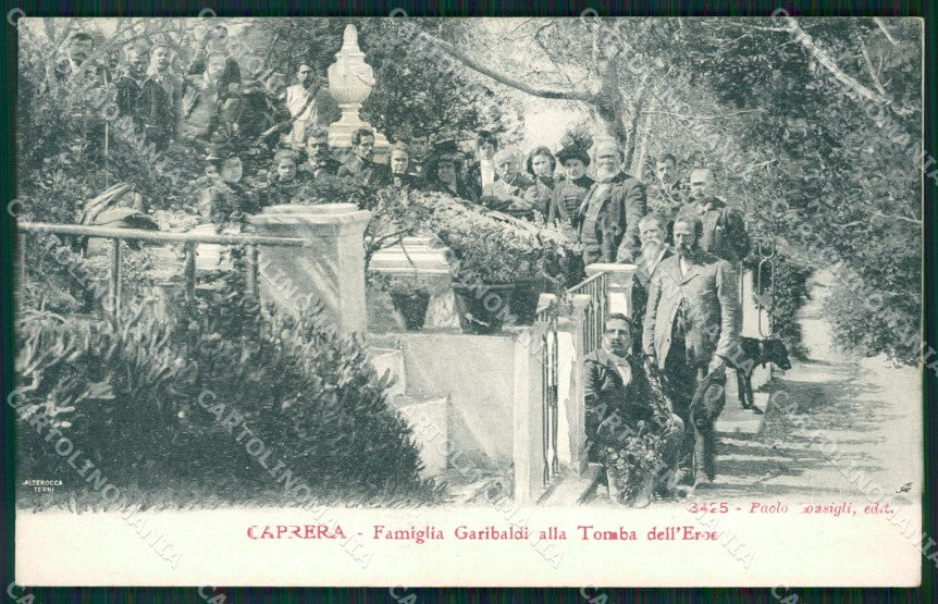 Sassari La Maddalena Caprera Tomba Garibaldi Alterocca 3425 cartolina QT2350 – fronte
