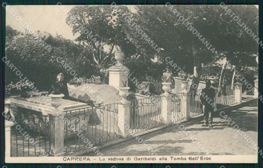 Sassari La Maddalena Caprera Garibaldi PIEGA cartolina QT2352 – fronte