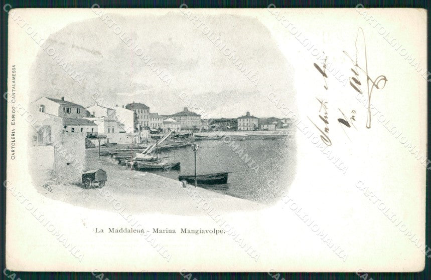 Sassari La Maddalena Marina Mangiavolpe cartolina QT2357 – fronte