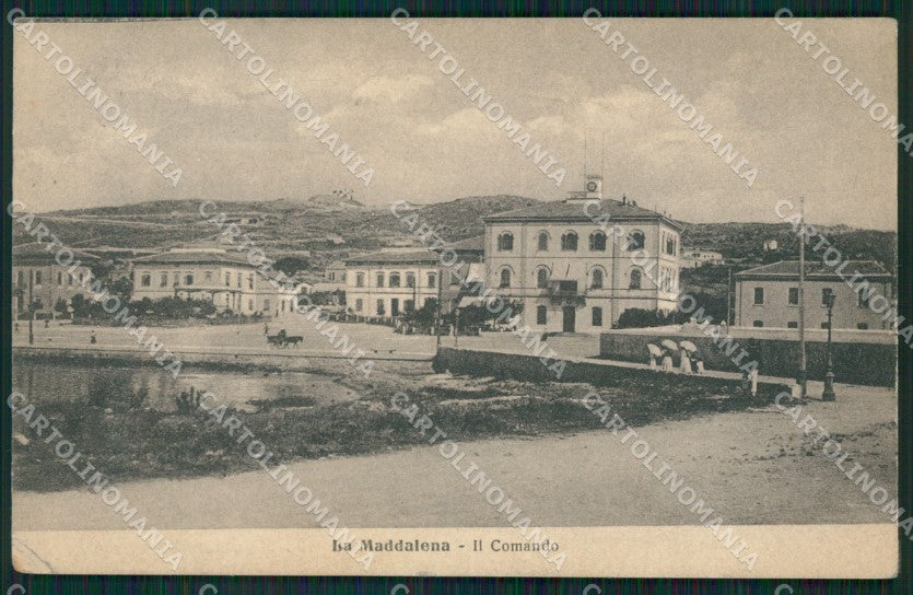 Sassari La Maddalena Caserma PIEGA cartolina QT2364 – fronte