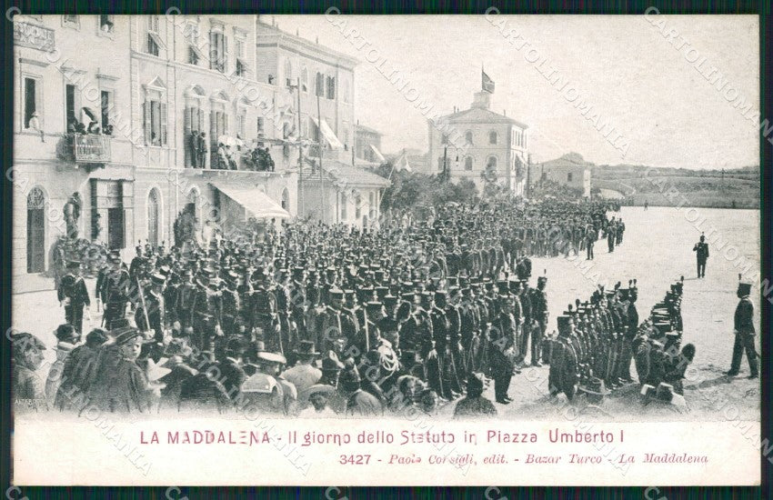 Sassari La Maddalena Militari Alterocca 3427 cartolina QT2370 – fronte