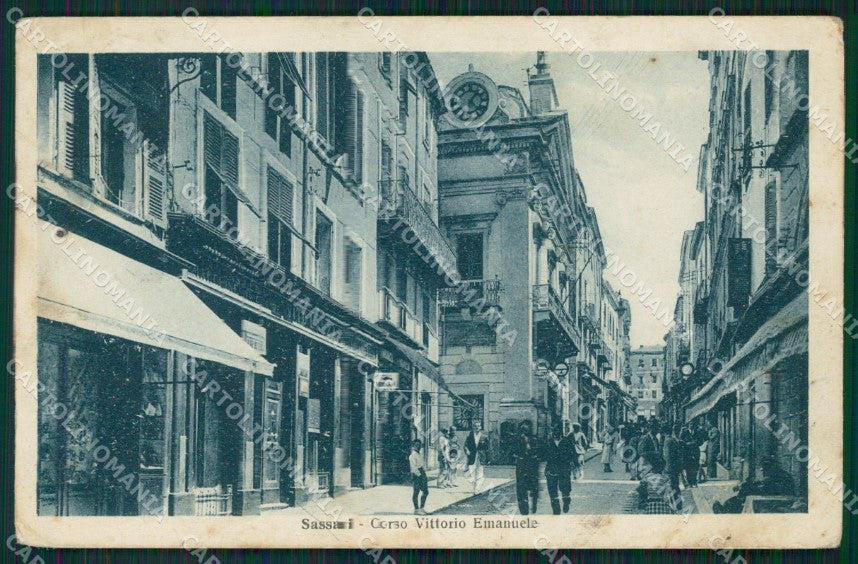 Sassari Città PIEGHE cartolina QT2394 – fronte
