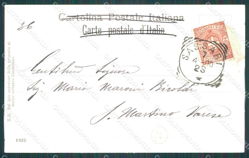 Sassari Alghero Isola Piana Pesca del Tonno cartolina QT2407 – retro