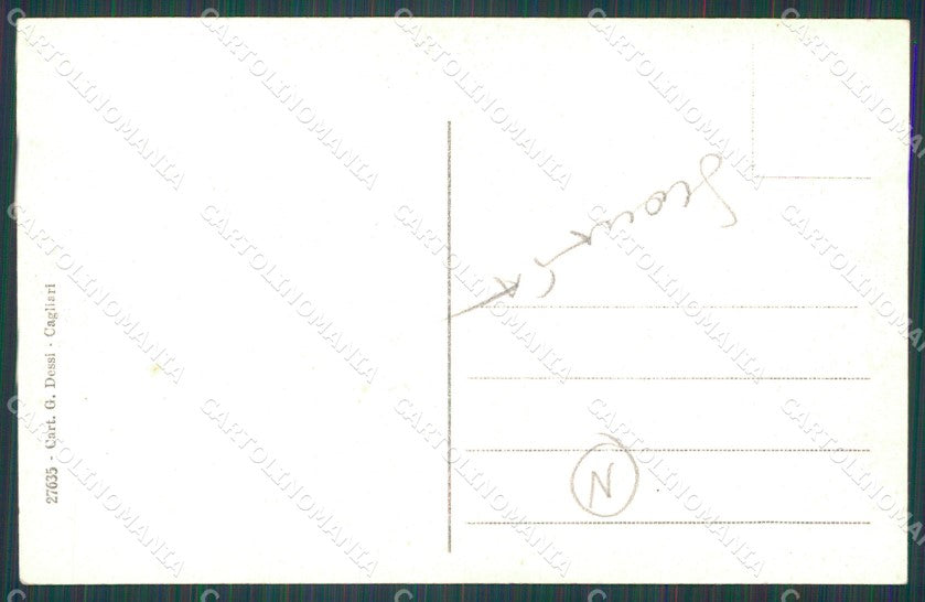 Cagliari Pesca del Tonno SCOLLATA cartolina QT2411 – retro