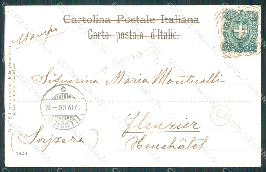 Sassari Alghero Isola Piana Pesca del Tonno SCOLLATA cartolina QT2416 – retro