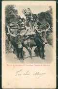 Cagliari Campidano Festa di Costumi Buoi ABRASA FORO cartolina QT2434 – fronte