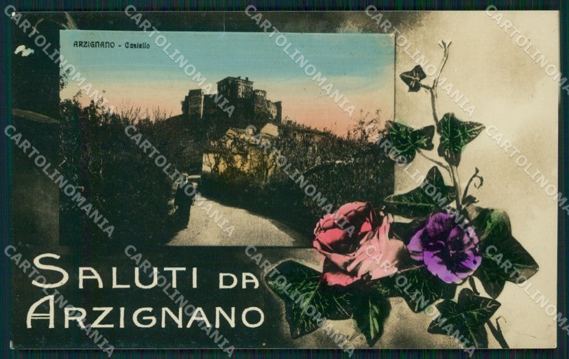 Vicenza Arzignano Saluti da Foto cartolina QT2447 – fronte