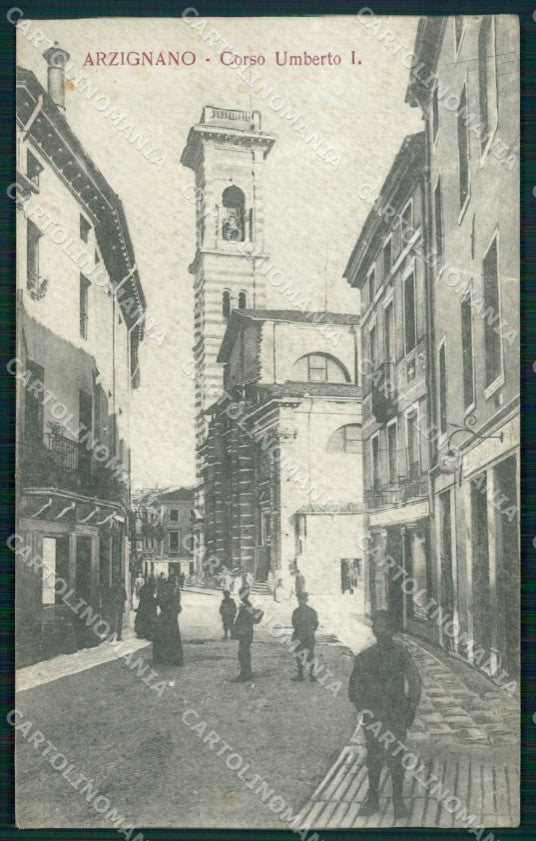 Vicenza Arzignano PIEGA cartolina QT2448 – fronte