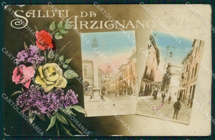 Vicenza Arzignano Saluti da ABRASA Foto cartolina QT2451 – fronte