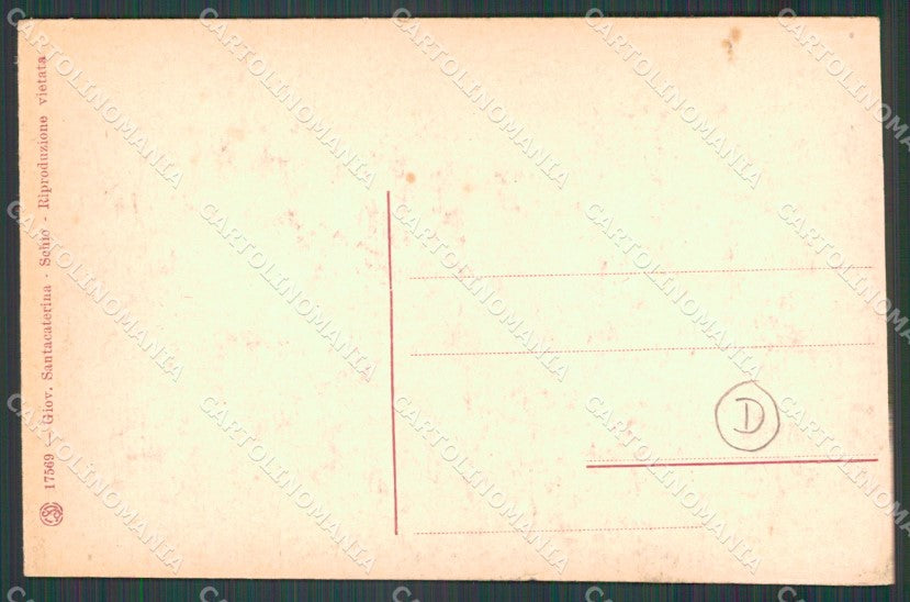 Vicenza Arsiero Scuole MACCHIA cartolina QT2455 – retro