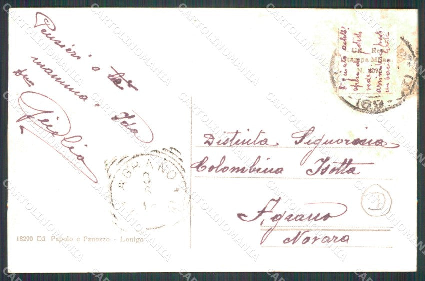 Vicenza Lonigo cartolina QT2468 – retro