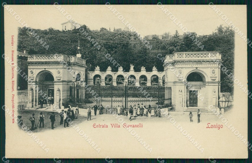 Vicenza Lonigo Villa Giovanelli cartolina QT2469 – fronte