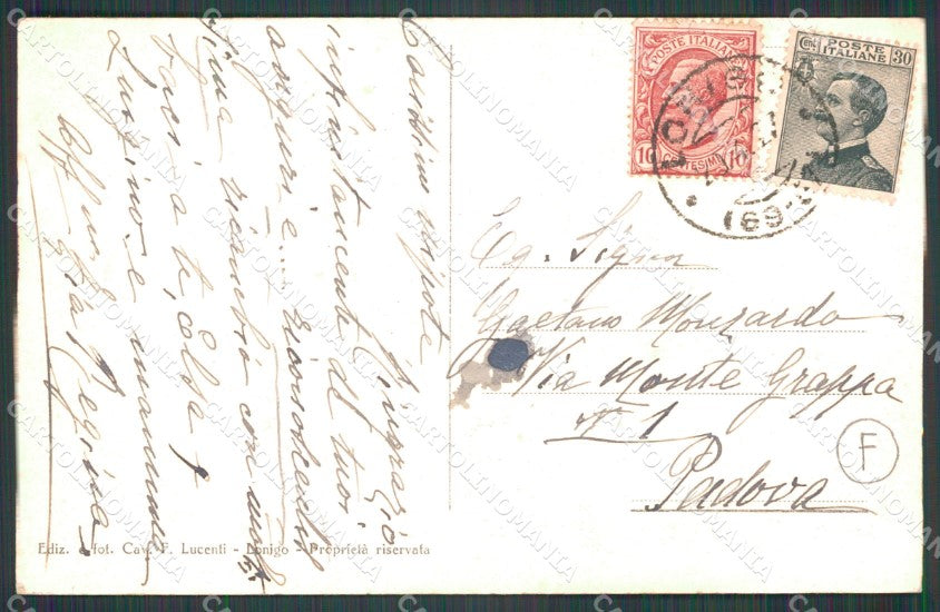 Vicenza Lonigo cartolina QT2475 – retro